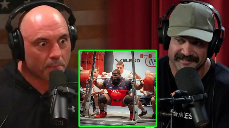 Joe Rogan Reacts To Powerlifter With The Most Muscle Mass In History ...