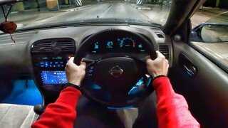 Night test drive in my nissan cedric