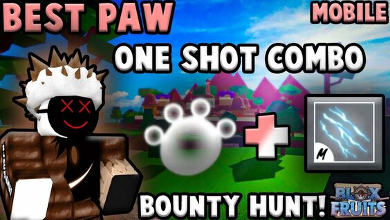 Best Quake + Sharkman One Shot Combo』Bounty Hunt l Roblox, Blox fruits  update 16