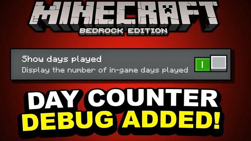 DAY Counter Debug Added, 1.21 NAME Reveal? Minecraft Bedrock 1.21.0.23 ...