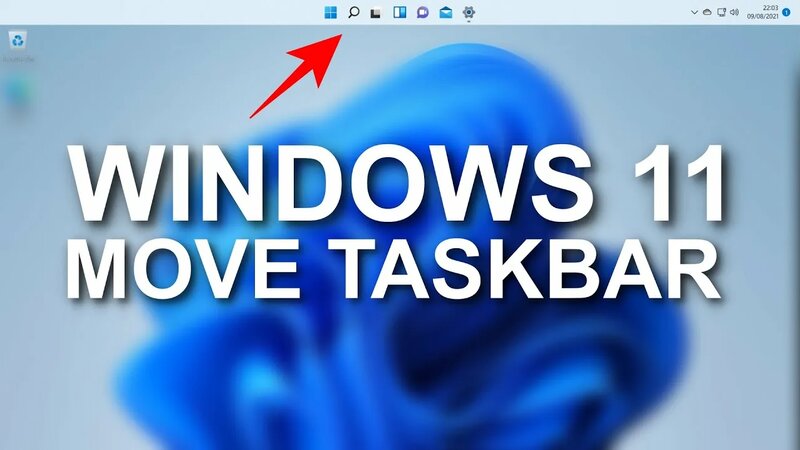 Windows 11 - Move Taskbar to Top, Left & Right Of the Screen - Смотреть ...