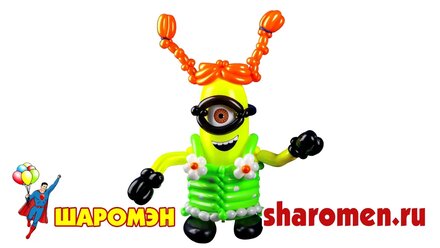 Герои мультфильмов из шаров