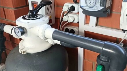 Установка каркасного бассейна ИБИЦА в Кстовском районе Нижегородской области - оборудование