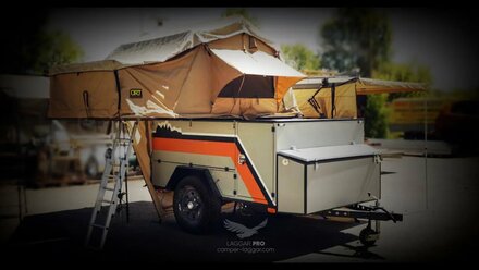 Видео обзор внедорожного прицепа кемпера от Лаггар Про | Off-road trailer / mini camper Laggar Pro