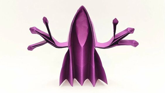 Origami Reaper / Ghost for Halloween How to make a paper ghost - Yandex ...