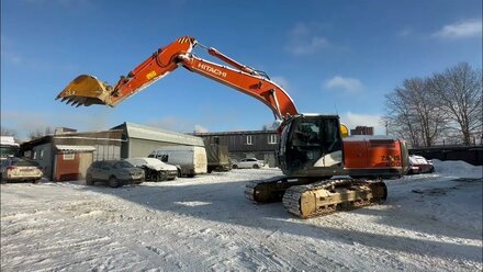Аренда экскаватора СПб – обзор нашего гусеничного экскаватора Hitachi ZX200LC