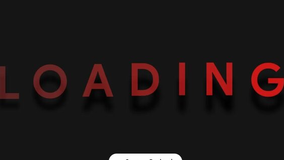 Floating Text Loading Animation | HTML CSS Text Loader Effect ...