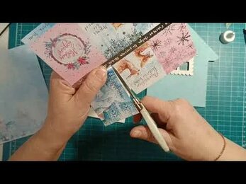 МК по новогодней открытке-домику