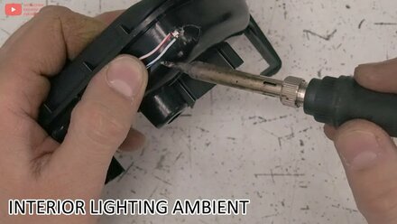 Interior lighting with your own hands. Automotive ambient lighting of salon - Lada Granta.