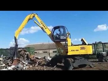 Новый грейфер SG.MMG.1-600 на перегружателе ТВЭКС