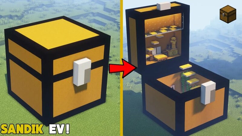 Minecraft Kolay Build Yapma : Dev Sandık Ev Yapımı ! Minecraft Easy ...