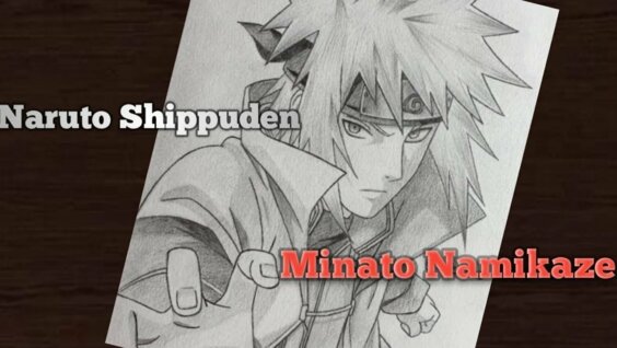 Desenhos estilo Minato Namikaze finalizado 😉 #draw #drawing