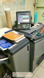 Печать на КМ 5501 в типографии "Переплетофф"!