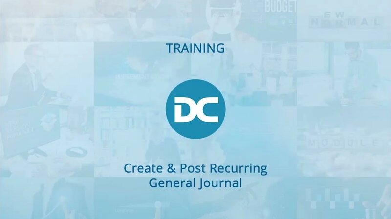 Create and Post Recurring General Journal | Business Central Training ...