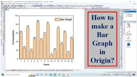 How do you make a bar graph on Origin? Bar Chart/Graph in Origin ...