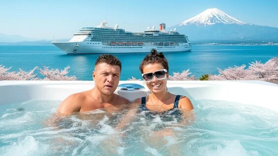 Круиз из Китая в Японию без визы на лаи нере MSC Bellissima — Видео от Своим Ходом - Виталик и Л...