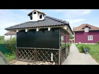 Мягкие окна для беседок и веранд
