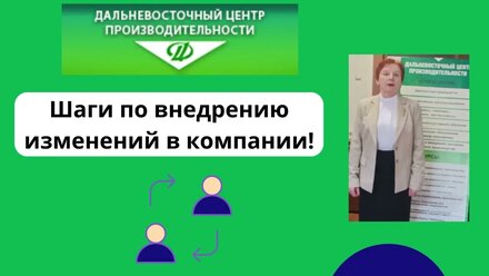 Шаги по внедрению изменений в компании!