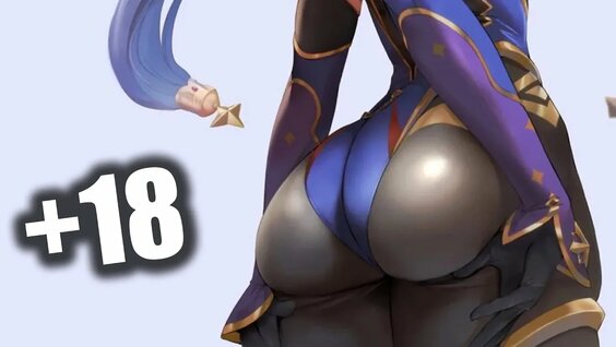 Делаю анимацию для Rule34 (Та самая, да) + Геншин 