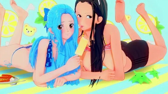 Niko robin & VIVI want to sample one piece with you 