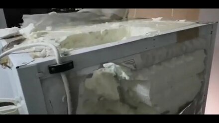 Норд утечка фриона в верхней запененной марозилки решено!