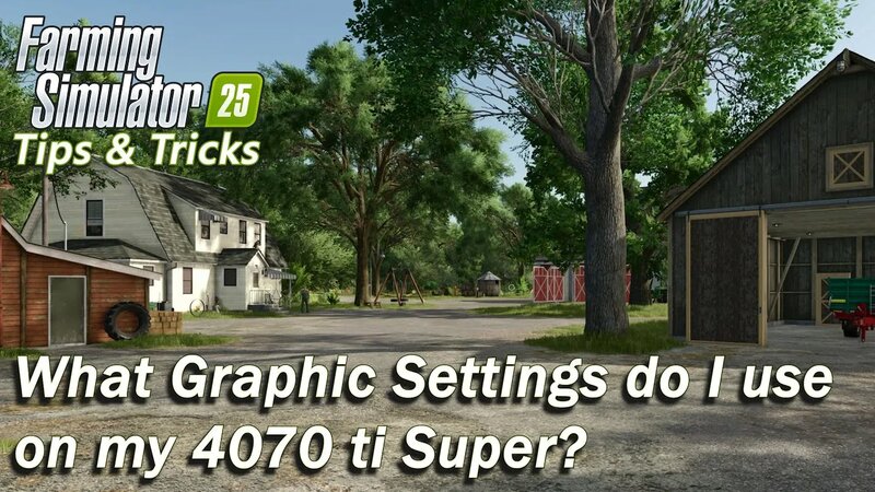 What graphic settings do I use on my main Gaming Setup for Farming ...