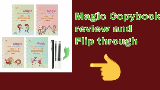 Solday Large Magic Practice Copybook vs Sank Magic Copybook Review
