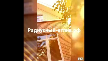 Радиусный водосточный желоб на балконе