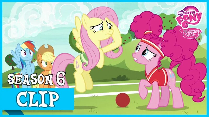 Pinkie and Fluttershy's Buckball Training (Buckball Season) | MLP: FiM ...