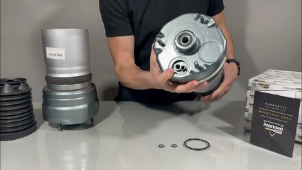 Пневмобаллоны передние Porsche Panamera РАЗНИЦА между рестайлингом и дорестайлингом восстановленные!