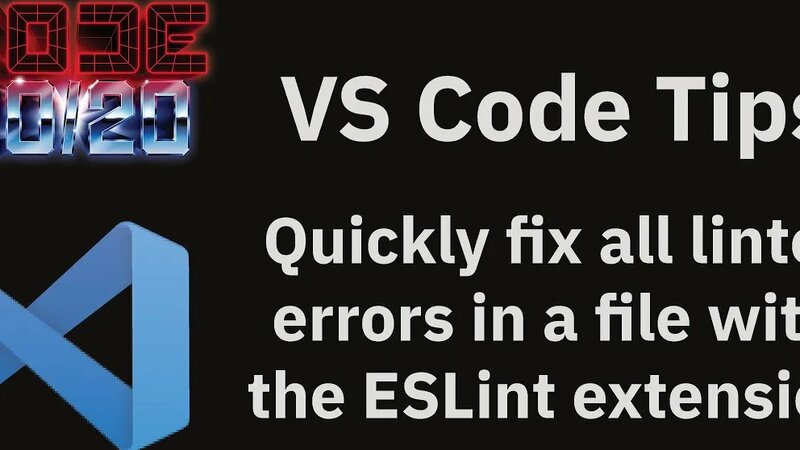 VS Code tips — Quickly fix all linter errors in a file with the ESLint ...
