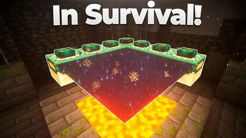 How to Break End Portal Frame in Minecraft 1.20 & 1.20.1 Survival! Java ...