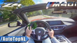 NEW!  BMW Z4 M40i 340hp POV Test Drive by AutoTopNL