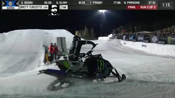 Лучшие трюки победителя фристайла на снегоходах — Видео от American Sports Community