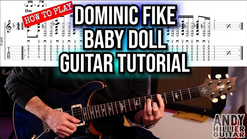 Dominic Fike – Babydoll Guitar Tutorial Lesson | Chords & Strumming ...