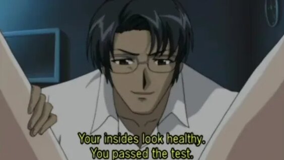 Bondage hentai nurse gets inserted speculum in to her pussy by doctor