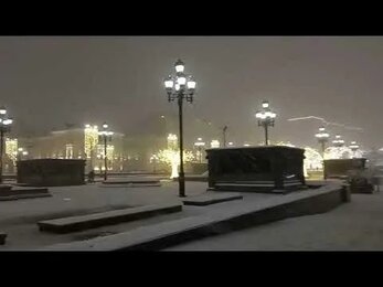 Snowfall in Moscow 6 February 2024
