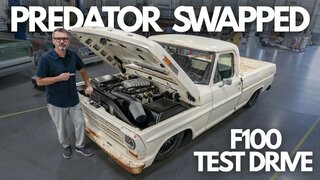 Тест-драйв Ford F100 с двигателем Predator и тормозом для дрифта.
