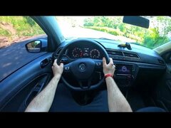Volkswagen Voyage (1.6) 2021 / POV Тест-драйв 4K (Без комментария)