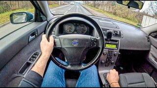 2004 Volvo V50 🇸🇪 (2.0 TD 136 hp) | POV Test Drive #2279 Joe Black