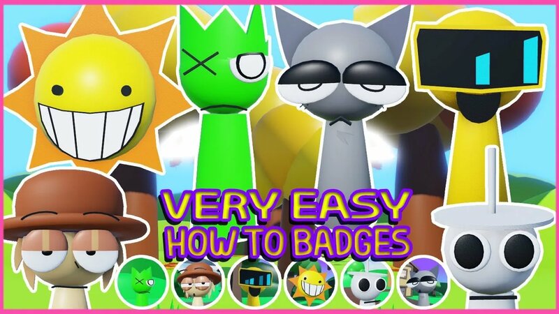 Roblox [ FALL Update ] How to get ALL 6 NEW Badges in 3D Sprunki RP And ...