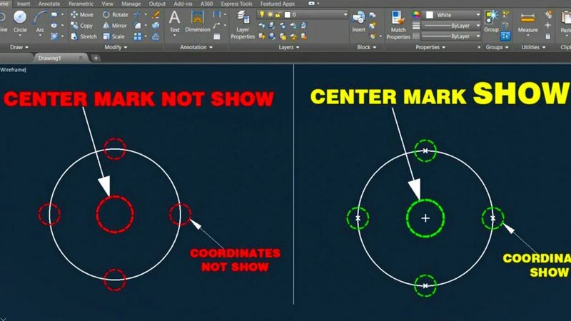 Autocad Circle Center point not show | #circle_center_point - Смотреть ...