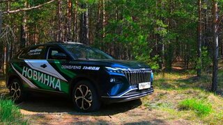 Большой семейный кроссовер.  Почему стоит выбрать Dongfeng HUGE?  Тест-драйв.