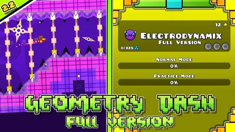 Electrodynamix Full Version (All Secret Coins) | Geometry Dash Full ...