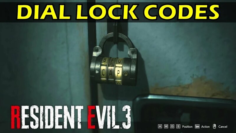 Police Station: All Dial Lock Codes | Resident Evil 3 Remake - Yandex ...