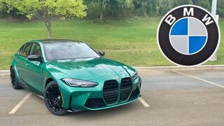 2024 BMW M3 Competition xDrive: POV Start Up, Test Drive, Walkaround and Review