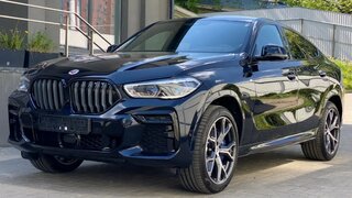 BMW X6 40d 2023 | 4K Walkthrough.  Обзор авто БМВ X6 2023 | Детали экстерьера и интерьера.