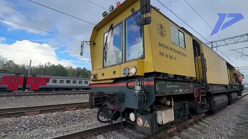Рельсошлифовальный поезд Speno International RR16 MS10 — Видео от ...