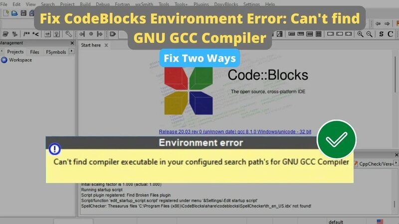 Fix Environment Error: Can't find compiler executable in your ...
