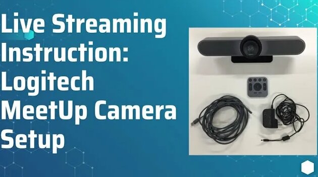 Live Streaming Instruction - Logitech Meetup Camera Setup - Смотреть ...